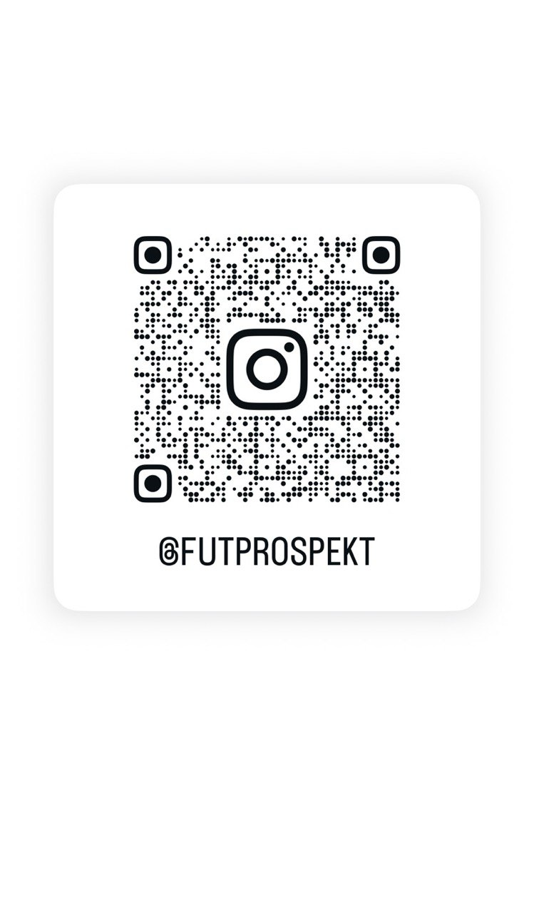 Código QR del perfil de Instagram @futprospekt